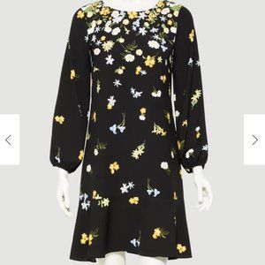 Ann Taylor Black Hem Shift Dress NWT